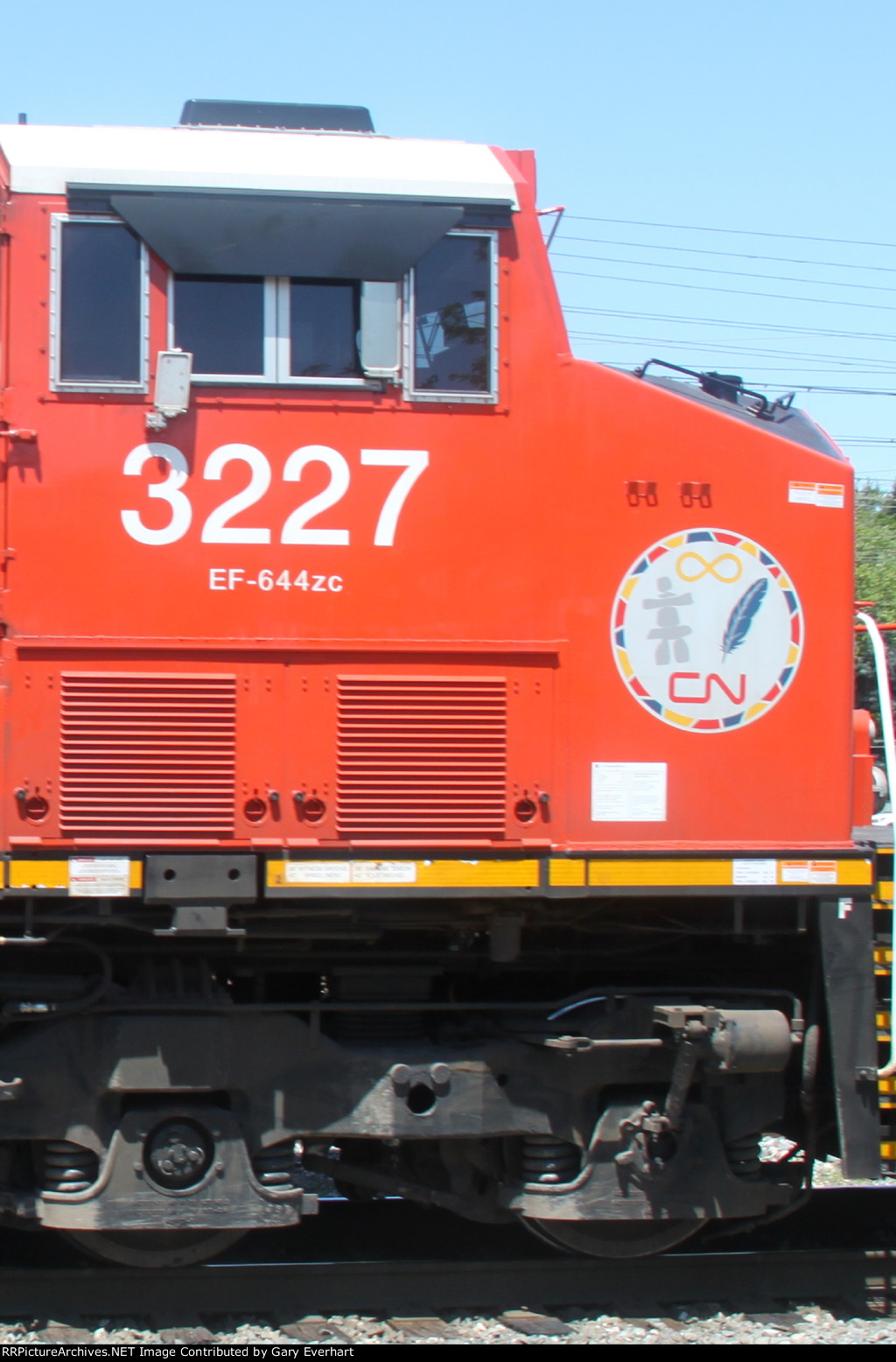 CN ET44AC #3227 - Aboriginal Celebration Decal